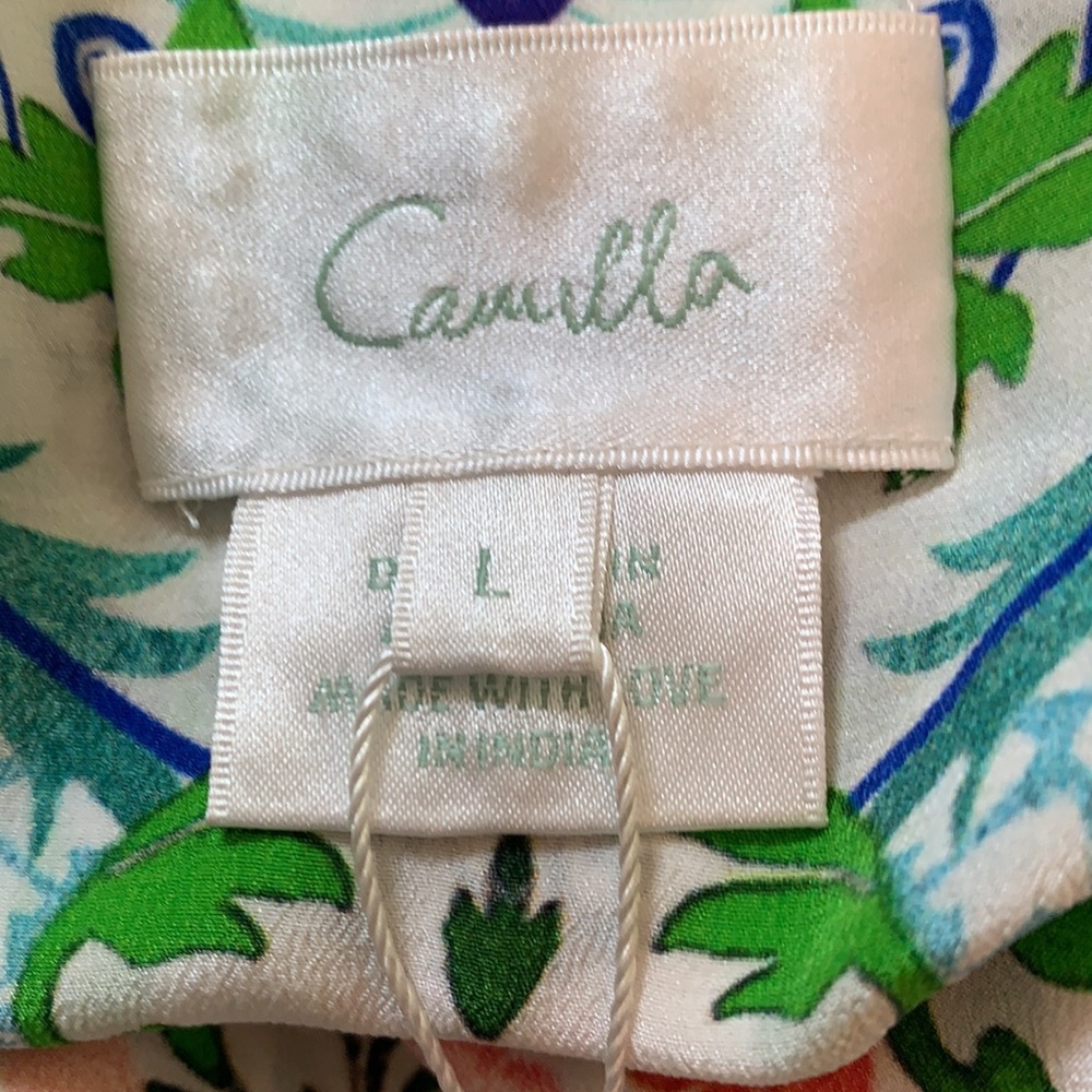 Camilla Blue and White Maxi Dress - Picture 10 of 14
